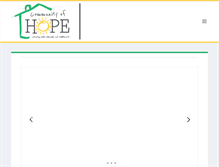Tablet Screenshot of communityofhopepdx.org